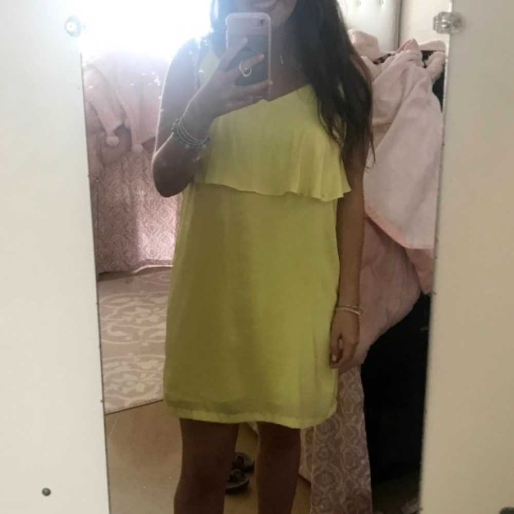Yellow Mini Dress